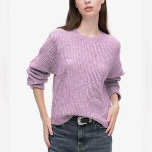 En Thread| Cashmere Lilac Knit Crewneck Sweater